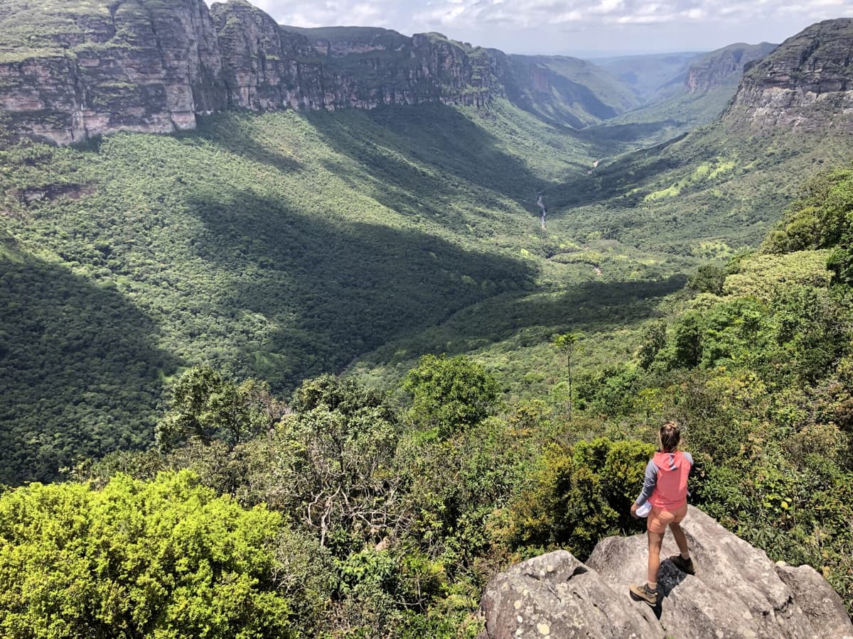 Fernanda cammina da sola tra i canyon della Chapada Diamantina