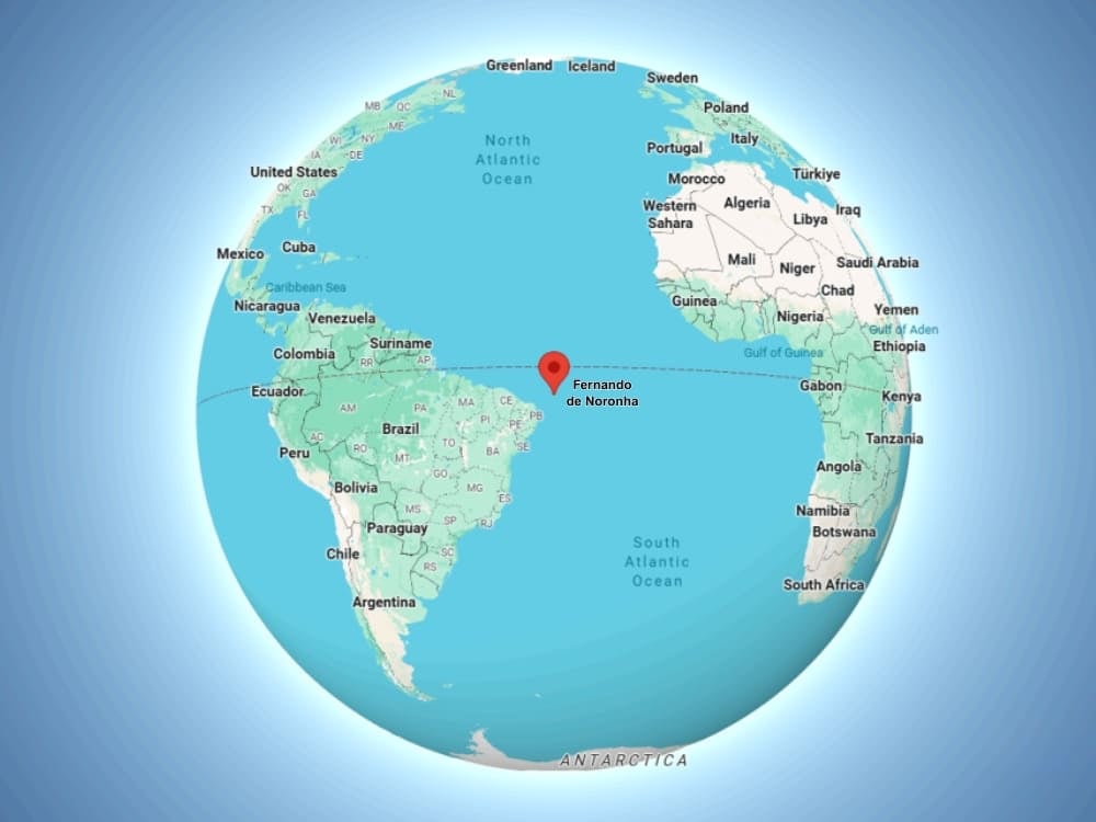Fernando de Noronha è vicina all'Africa