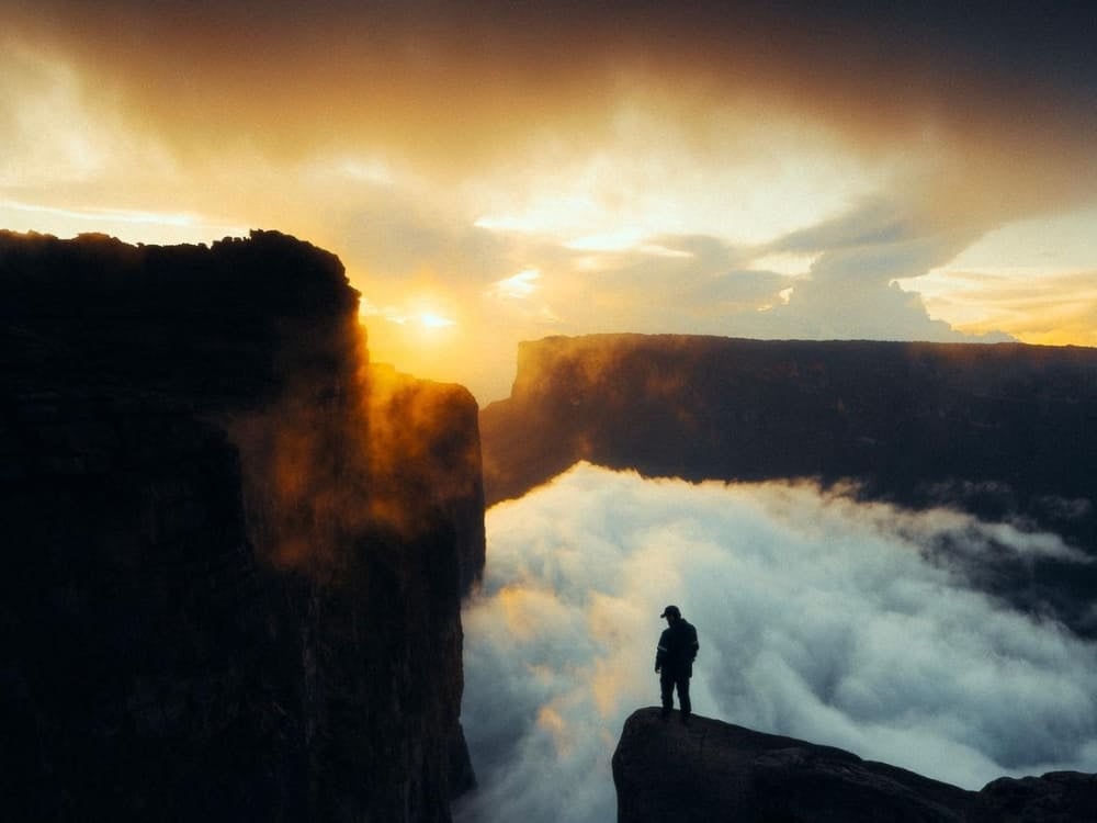Tramonto sul Monte Roraima Tramonto sul Monte Roraima